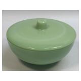(C) Jadite Bowl with Lid 6" Diameter