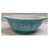 (C) Vintage Pyrex 4 Qt 444 Turquoise Amish