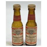 (C) Vintage Budweiser  Salt and Pepper Set