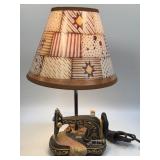 (B) Collections Etc. Sewing Machine Table Lamp