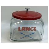 (B) Retro Style Squatty Lance Jar With Metal Lid