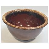 (B) Vintage Hull Pottery Brown Drip Glaze Bowl