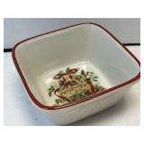 (A) Longaberger Small Dish Christmas Natures
