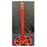 (C) Red Cast Aluminum Paper Towel Holder