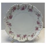 (A) Antique Silesia Plate Made in Germany - Pink