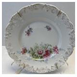 (A) Antique Vintage Floral Scalloped & Embossed