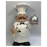 (B) George S. Chen Imports Chef Figurine Holding