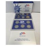 (SC) 2005 United States Mint Proof Set