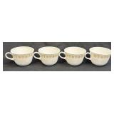 (C) Vintage Corelle Butterfly Gold Coffee Cup Set