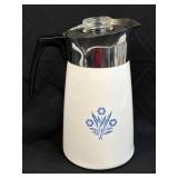 (C) Vintage Corning Ware Percolator Coffee Maker