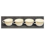 (C) Vintage Corelle Butterfly Gold Coffee Cup Set
