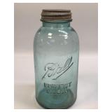 (B) Blue Ball Perfect Mason Half Gallon Jar with