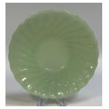 (C) Anchor Hocking Jadeite Swirl Shell 5.75"