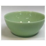 (C) Jadeite Soup Bowl 6.25" Vintage Green Glass