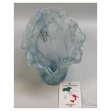 (B) Vintage Murano Art Glass Vase Bowl Votive