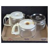 3 Coffee Carafe's
