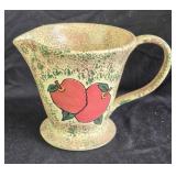 Vtg Laurie Gates Pottery Pitcher 5' tall