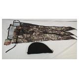 3 Rifle Gun Socks & 1 Pistol Case