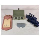 Wooden Notepad Holder, House Storage Box, Truck &