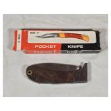 Wooden Handled 5' Pocket Knife