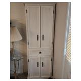 White 4-Door Wood Cabinet 26'W 12'D 75'T
