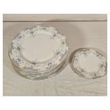 6 Large 10ï¿½' Imperial China Plates & 1 -6ï¿½' Plate