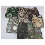 Camo Long Sleeve Shirts Lg & XLg