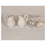 Ceramic Salt & Pepper Shakers & Mini Vases
