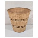 Wicker Waste Basket 10ï¿½' tall
