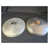 2 Metal Pan Lids 10ï¿½' & 10ï¿½'