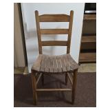 Antique Ladder Back Chair 17'W 35'T