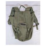 Green Canvas Backpack