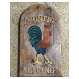 Wood Country Living Wall Decor 20ï¿½ x 11ï¿½