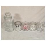 Assorted Glass Containers