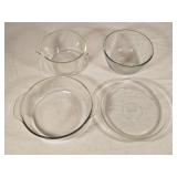 Glass Bowls & Pie Plate