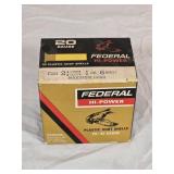 Federal 20 ga 1oz. 6 Shot (Partial Box)