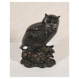 Ceramic Hand Painted Owl 8' tall