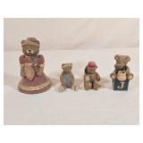 4 Resin Bears 2ï¿½'-4ï¿½'
