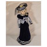 Vtg 18' Porcelain Doll