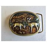 Vintage Brass Belt Buckle