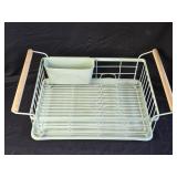 Green Dish Drying Rack