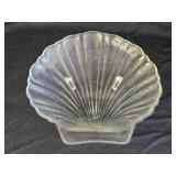 Anchor Hocking Clear Glass Scallop Shell Bowl