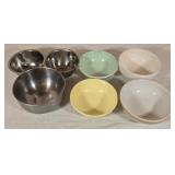 Stoneware,  Plastic & Metal Bowls