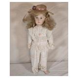 Vintage 22' Porcelain Doll
