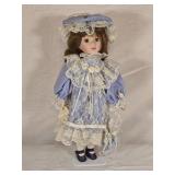 Vintage 17' Porcelain Doll