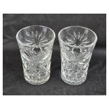 Anchor Hocking Prescut Clear 3ï¿½' Juice Glasses