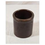 4' tall Brown Glazed Stoneware Crock