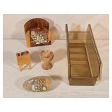 Utility Tray & Wooden Decor