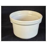 White Stoneware Crock 9'W 6ï¿½'T