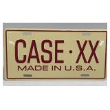 (SC) Case XX Metal Front Car Tag